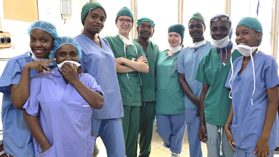 Marcus på utbyte i Tanzania. Foto: Privat